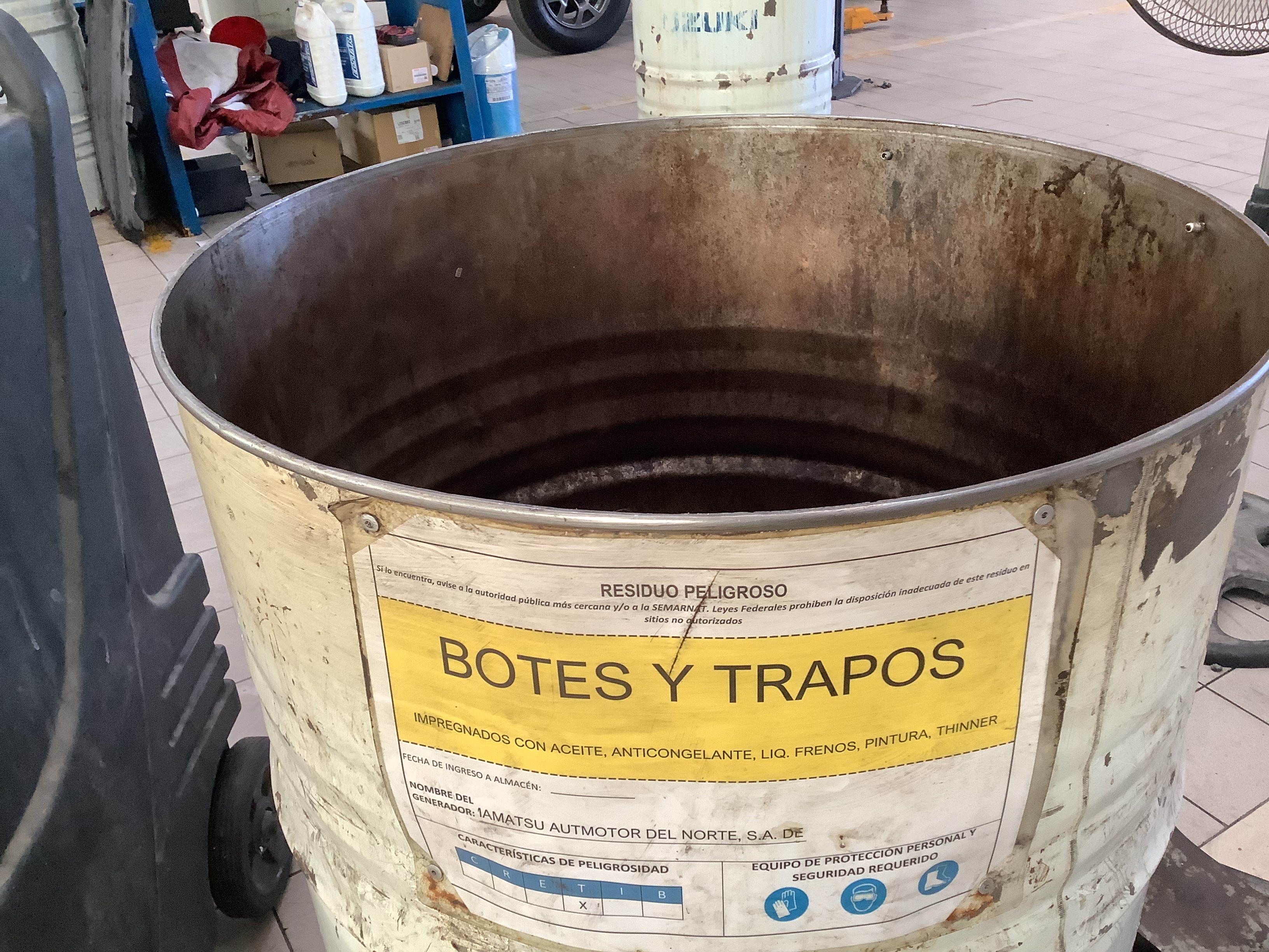 Etiquetado de contenedores
